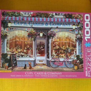 1000pc "Cups Cakes and Company" Puzzle
